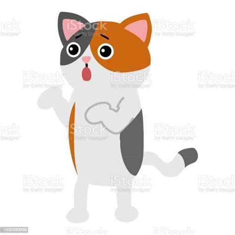 Calico Cat Explaining Stock Illustration Download Image Now Istock