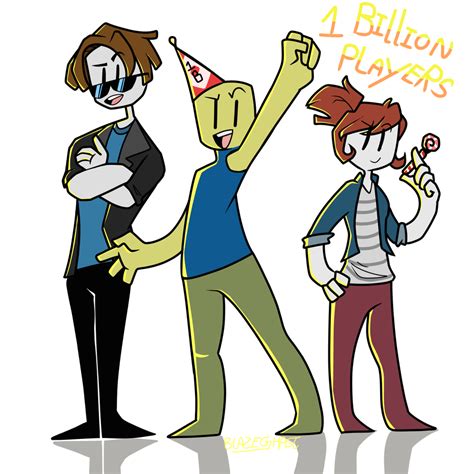 So Roblox Hit 1 Billion Players Old Roblaze Illustrations Art