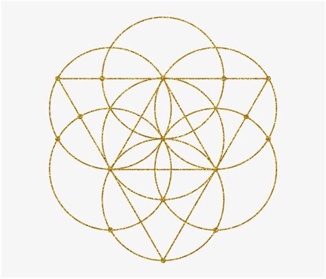 Flower Of Life Sacred Geometry Circle Tattoo Transparent Png