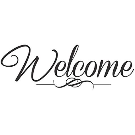 Wall Decor Plus More Wdpm3914 Welcome Sticker For Front Door Modern