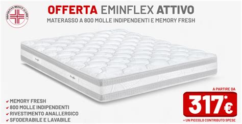 Qual è il marchio eminflex? Offerte materassi Eminflex
