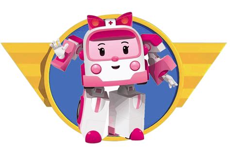 Check Out This Transparent Robocar Poli Character Amber Png Image