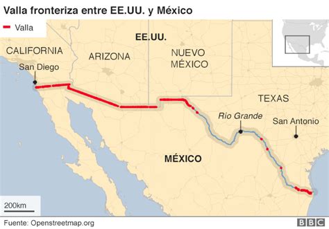 The border fence begins in texas, but it's miles inland from the border's edge at the gulf of mexico. El mapa y las imágenes que muestran cómo es el muro que ya ...