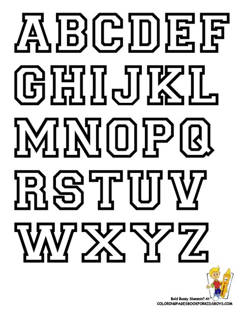 Free Alphabet Letter Print Out College Alphabet Coloring College