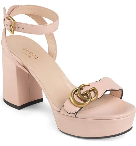 Gucci Gg Ankle Strap Platform Sandal Women Nordstrom Womens
