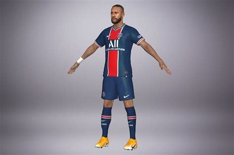 3d Model Football Player 11 Vr Ar Low Poly Cgtrader