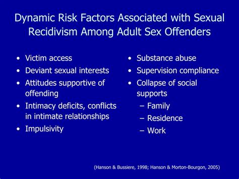 Ppt A Brief Overview Of Sex Offender Management Powerpoint