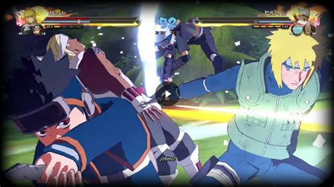 Minato Vs Raikage Naruto Shippuden Ultimate Ninja Storm 4 Youtube