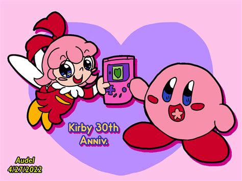 Kirby X Ribbon Love Tester 30th Anniv Special By Mamonstar761 On