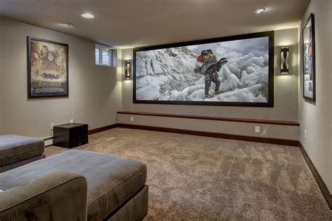 This Transitional Basement Design Has A Simple Theme Create A Great