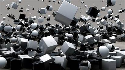 3d Blocks Wallpapers Cgi Cubes Explosion Cube