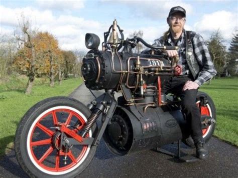 This Steam Powered Motorcycle Is Any Steampunks Fan Dream