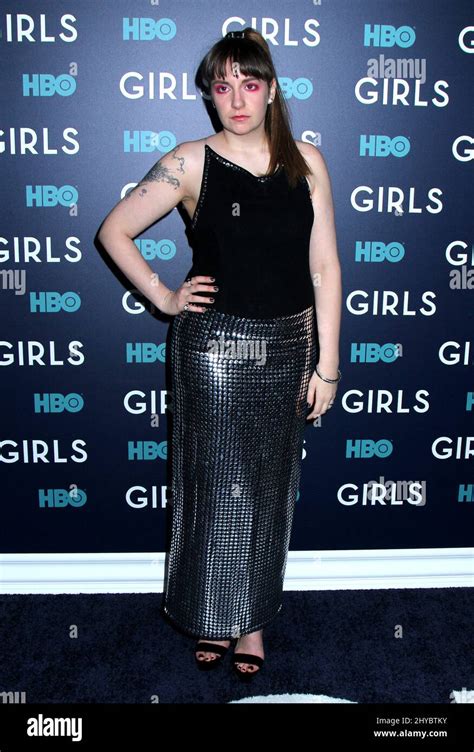 Lena Dunham Attending The Girls Sixth And Final Season Premiere Held At