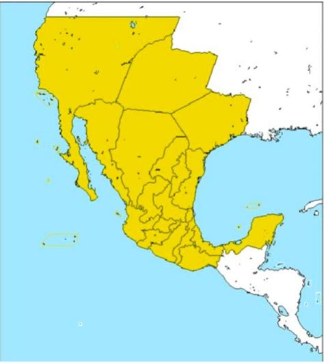 Sintético 101 Foto Mapa Del Primer Imperio Mexicano 1823 Para Colorear