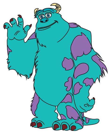 How To Draw Sully From Monsters Inc 10 Steps With Pictures Disney