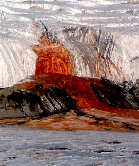 Blood Falls In Antarctica