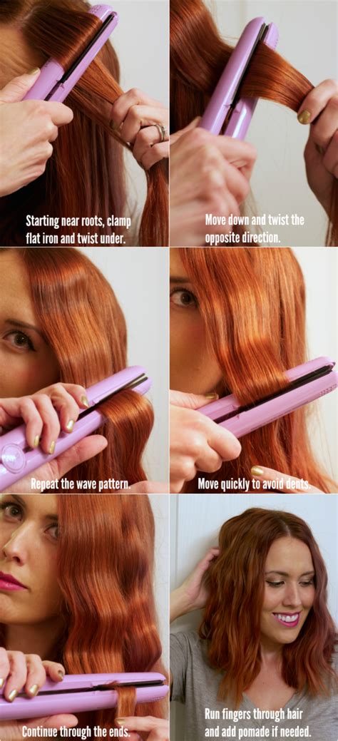 Flat Iron Waves For Long Hair