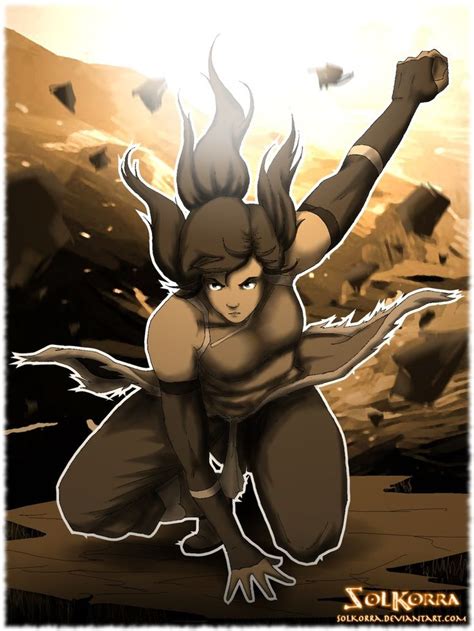 Korra Earthbender By SolKorra On DeviantArt Korra Avatar The Last