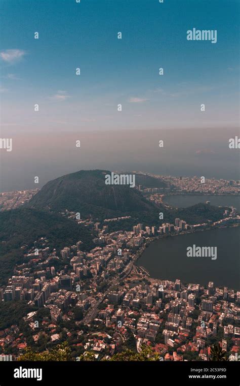 Rio De Janeiro City Aerial View Stock Photo Alamy