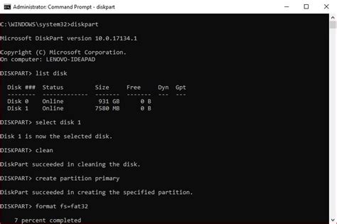 How To Format Usb Drive On Windows 10 Using Command Prompt Technastic