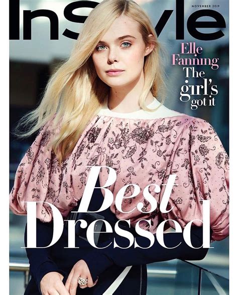 Elle Fanning Sexy For Instyle 2019 15 Photos The Fappening