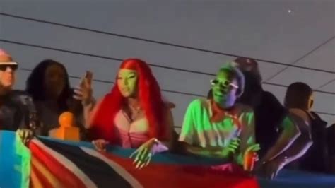 Skeng And Nicki Minaj Here Partying At Trinidad Carnival Watch Videos Yardhype