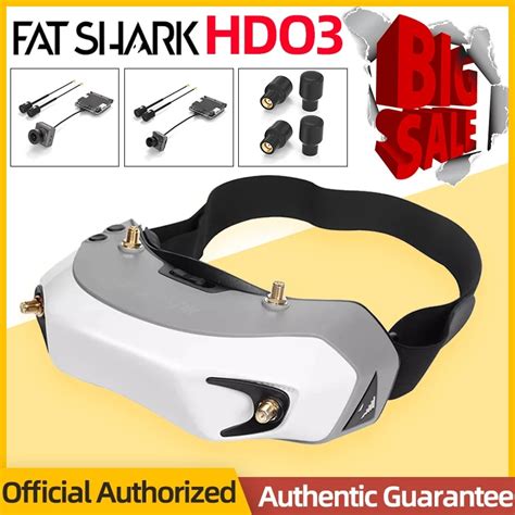 In Stock Fatshark Hdo3 Dominator Fpv Goggles Digital Full Hd 1080p Oled Dual Micro Displays Hd