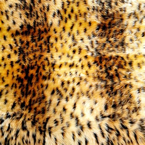 Novelty Fur Fabric Cheetah Fur 2