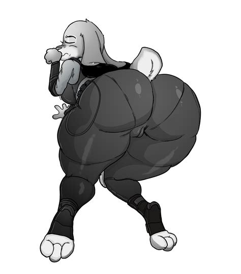 rule 34 1girls anthro big ass big butt black and white bubble butt bunny cameltoe clothing