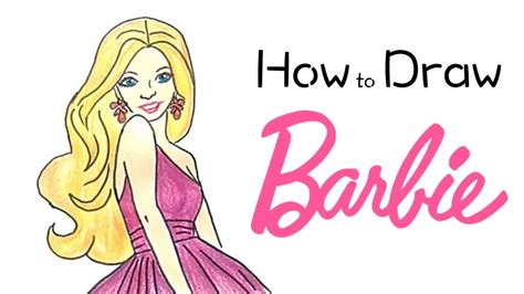 How To Draw Barbie YouTube