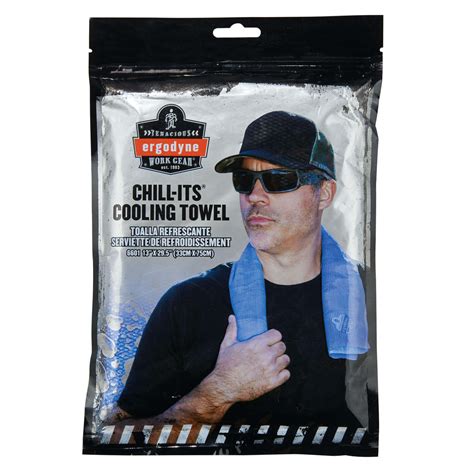 Lime Ergodyne Chill Its 6602 Evaporative Cooling Towel Personal