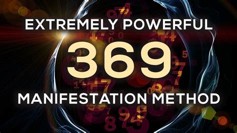 How To Use The 369 Manifestation Method Law Of Attraction Technique
