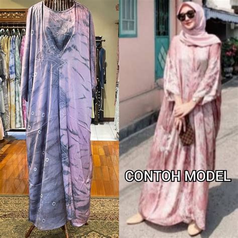 Jual Fabia Maxi Gamis Kaftan Dress Batik Abstrak By Dian Pelangi
