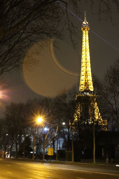 Eiffel Tower In The Night Time Rain Smithsonian Photo Contest