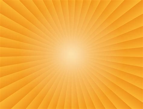 Abstract Sunbeams Gradient Rays In Orange Background