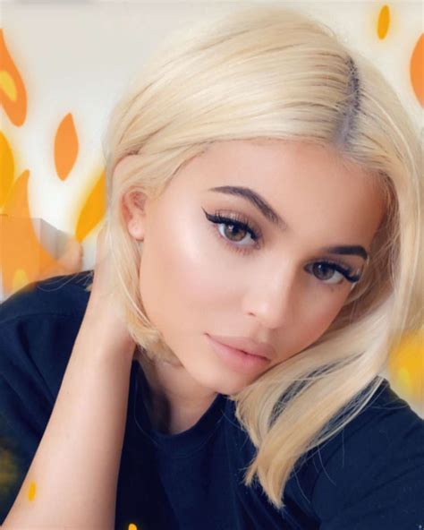 Kylie Jenner Blonde Hair Short Luann Mello
