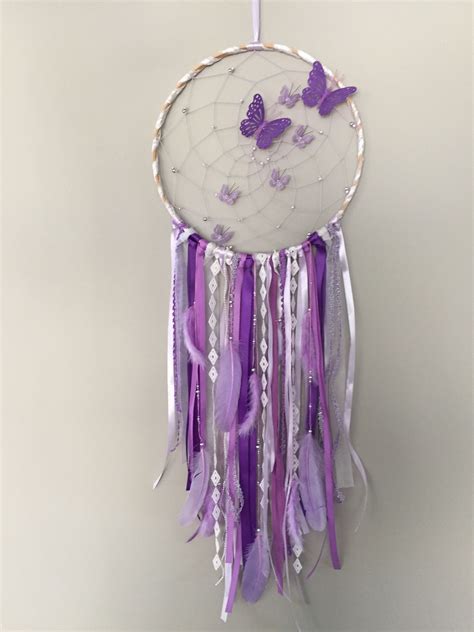 Purple Dream Catcher Dream Catcher Decor Diy Crafts For Adults Diy