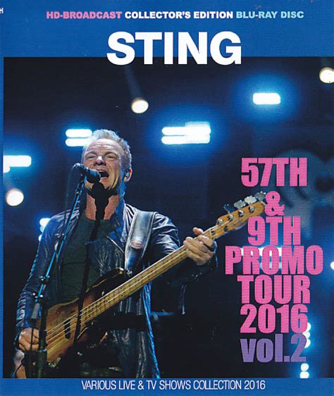 Sting 57th And 9th Promo Tour 2016 Vol 2 1blu Ray R Giginjapan