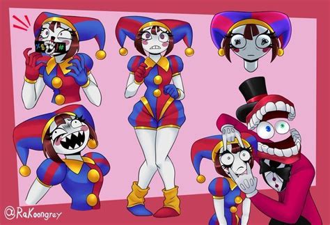 Some Cartoon Characters Are Dressed Up As Clowns