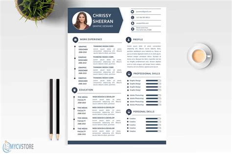 Fyi many retailers and hospitality sectors offer training to candidates with no experience! Fresh Clean Resume Template - Editable Downloadable CV Word