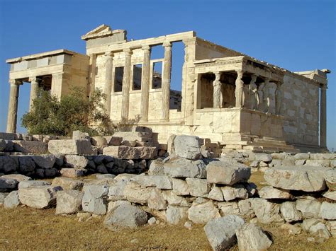 Description Of Erechtheion On Acropolis In Athens Greece Encircle Photos