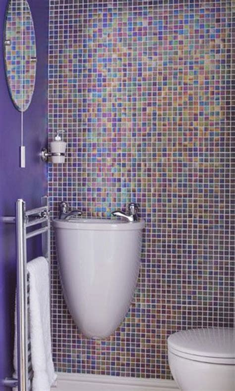40 Purple Bathroom Tile Ideas And Pictures