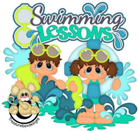 Swimming Lessons Swimming Digital Clipart Images Png Etsy Clip Art