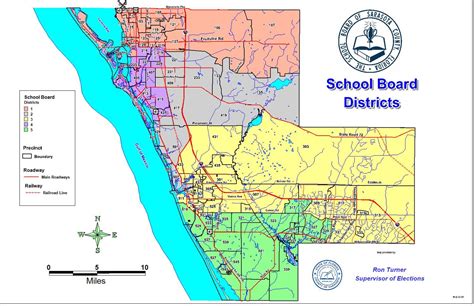 School Board Map Of School Board Districts
