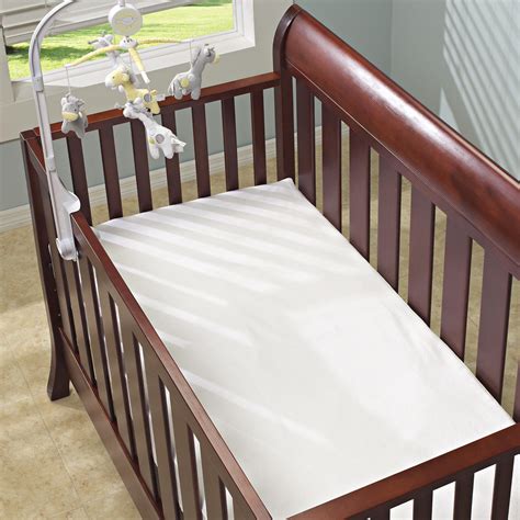 Here are some of the best features of crib mattress pads. Famous Maker Waterproof Crib Size Mattress Pad - 13993417 ...