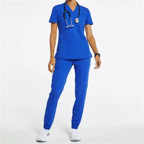 Wholesale Custom Stretch Women Nursing Uniform Medical Scrubs Sets With