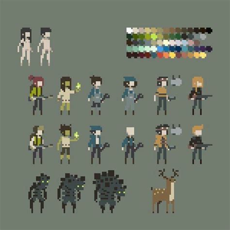 Game Design Bg Design Pixel Design Game Character Design Piskel Art
