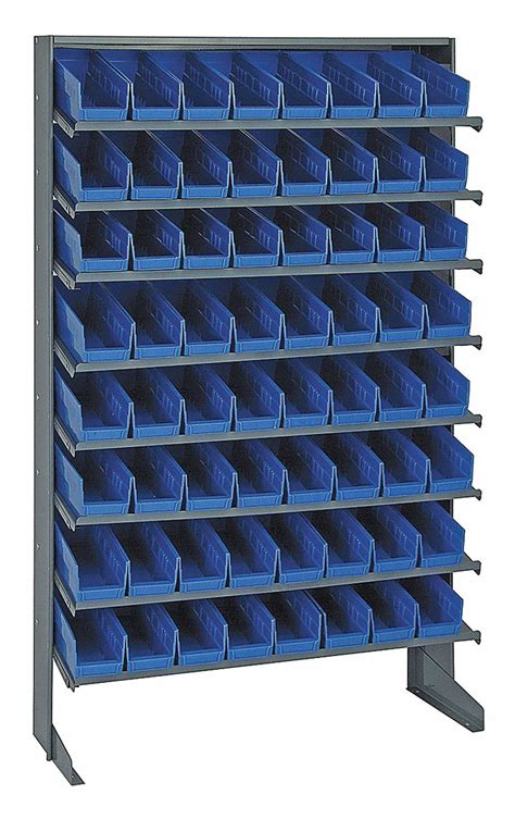 Quantum Storage Systems Steel Pick Rack With 64 Bins 36w X 12d X 60