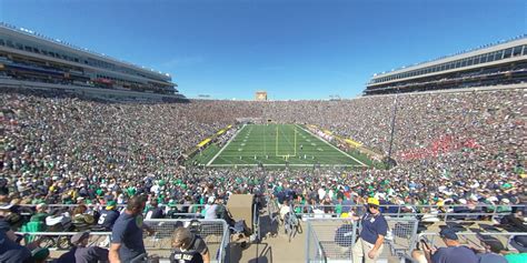 Section 119 At Notre Dame Stadium