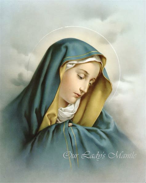 Our Lady Of Sorrows Sancta Mater Dolorosa 8x10 Catholic Print Etsy